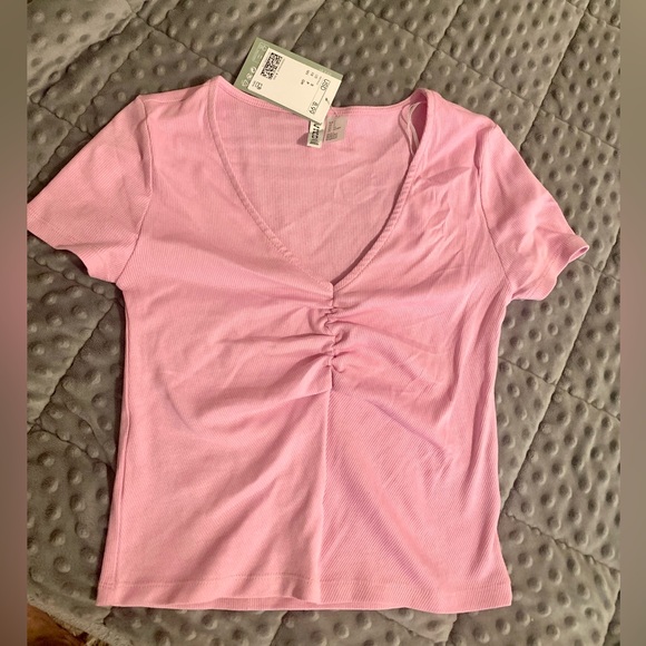 H&M Tops - H&M Pink Crop Top
